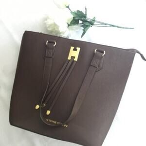 Adrienne Vattidini  Brown Tote bag